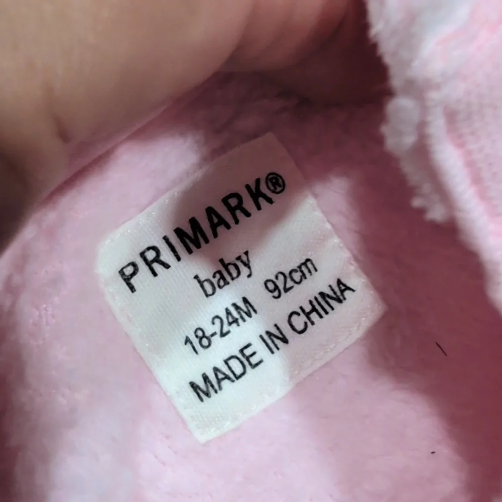 Primark Pink and Blue Cloud Pajama Set